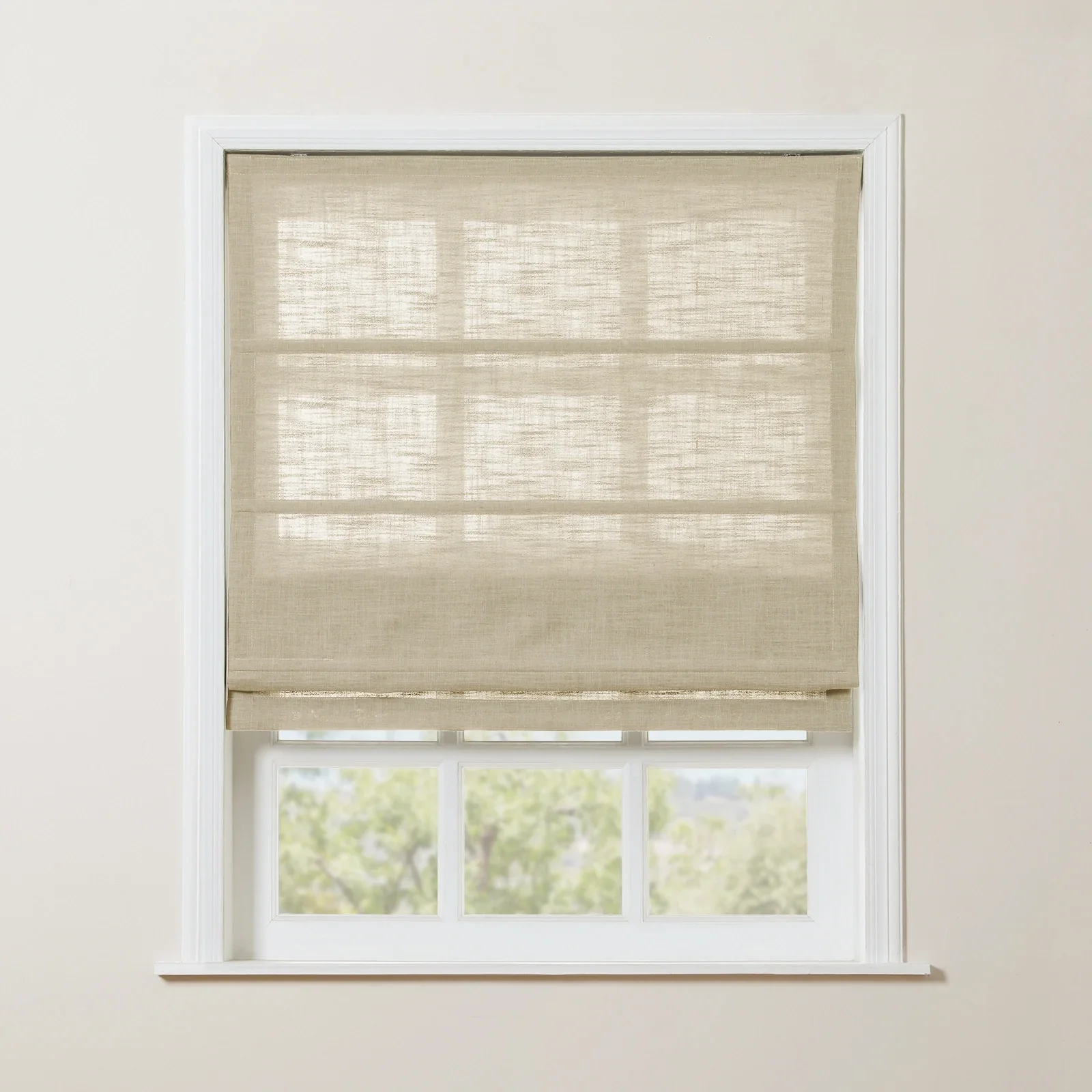 Jawara Roman Shade Cordless-Wooden Headrail - Image 11