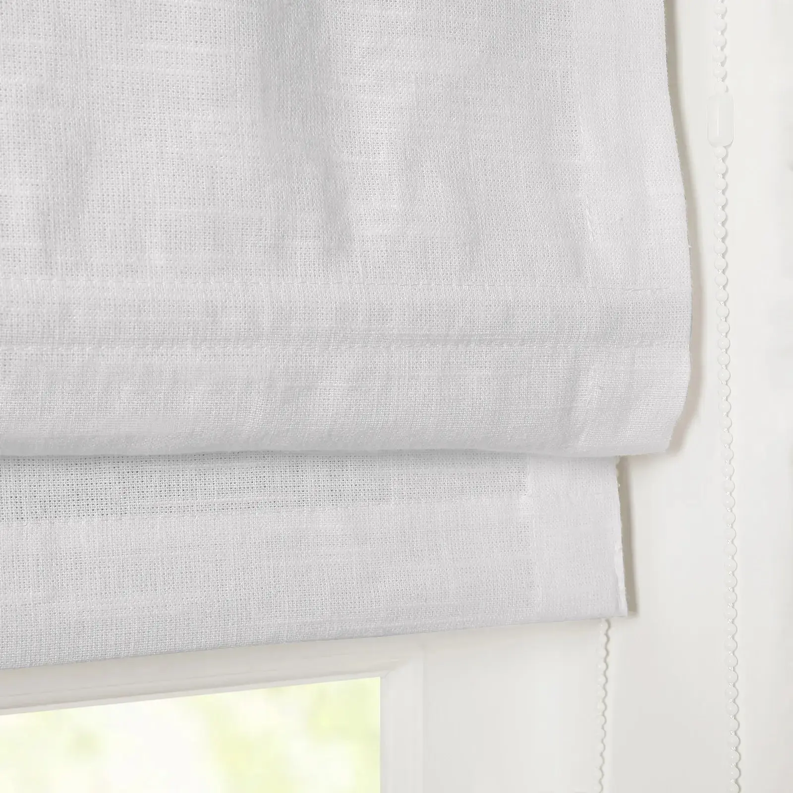 Jawara Linen Cotton Roman Shade Cord Lift - Image 17