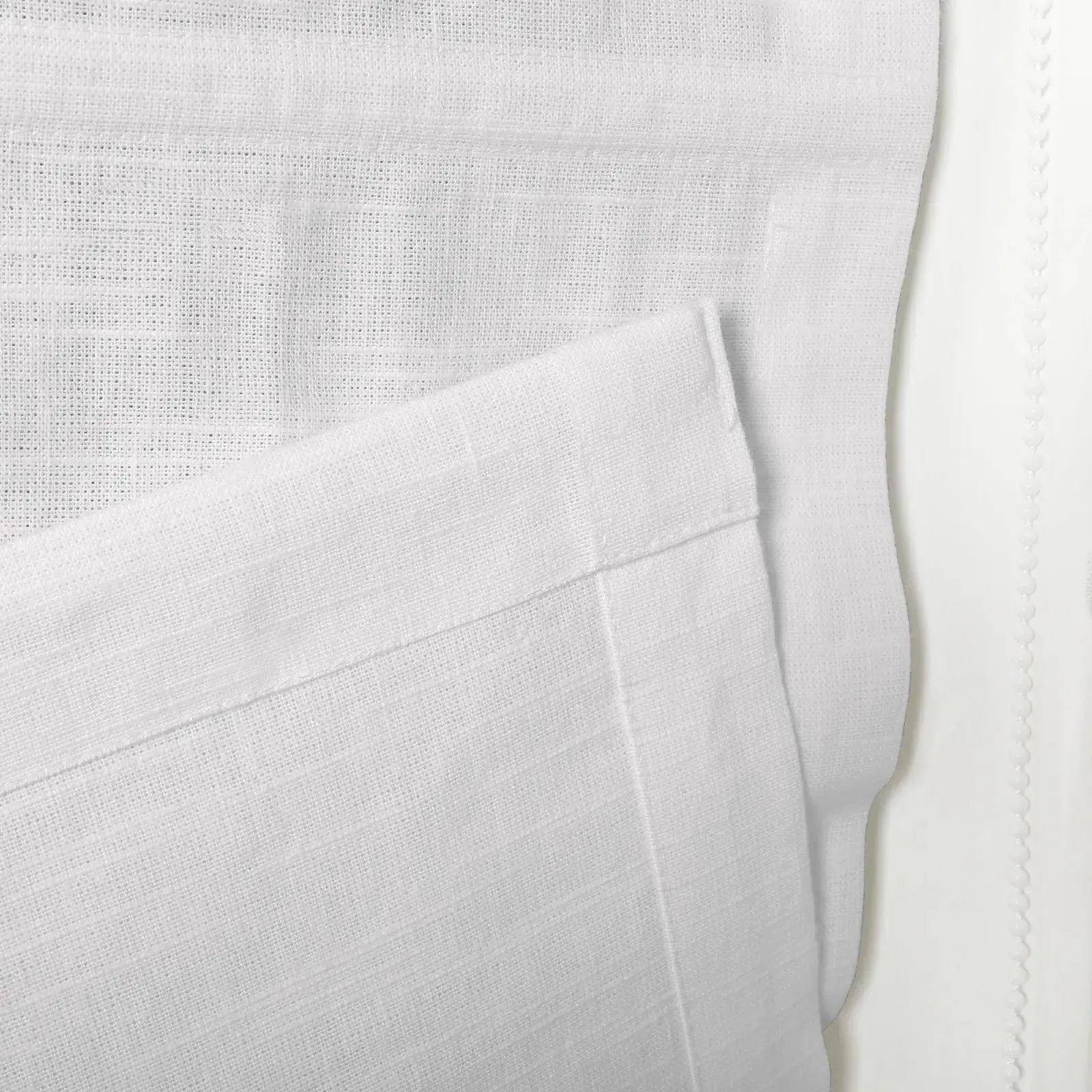 Jawara Linen Cotton Roman Shade Cord Lift - Image 18