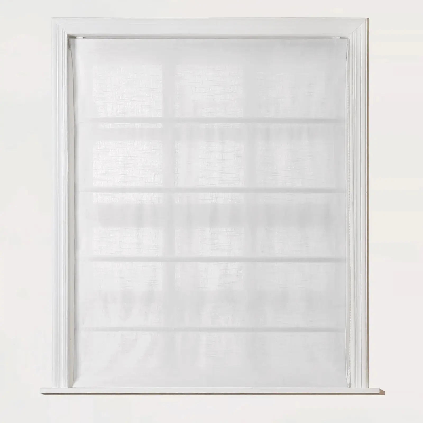 Jawara Linen Cotton Roman Shade Cord Lift - Image 19