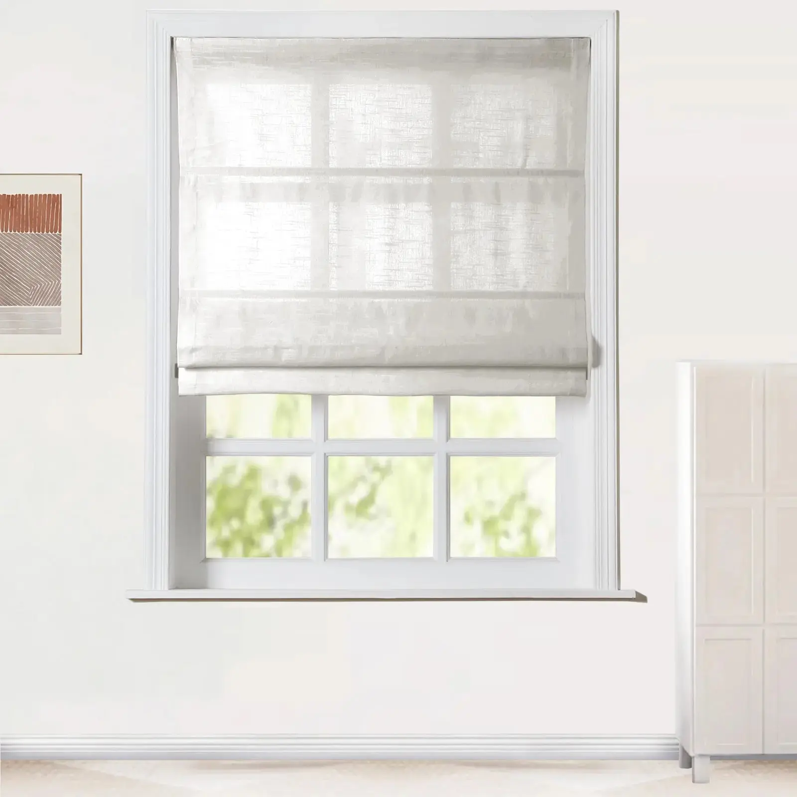 Jawara Roman Shade Cordless-Wooden Headrail - Image 17