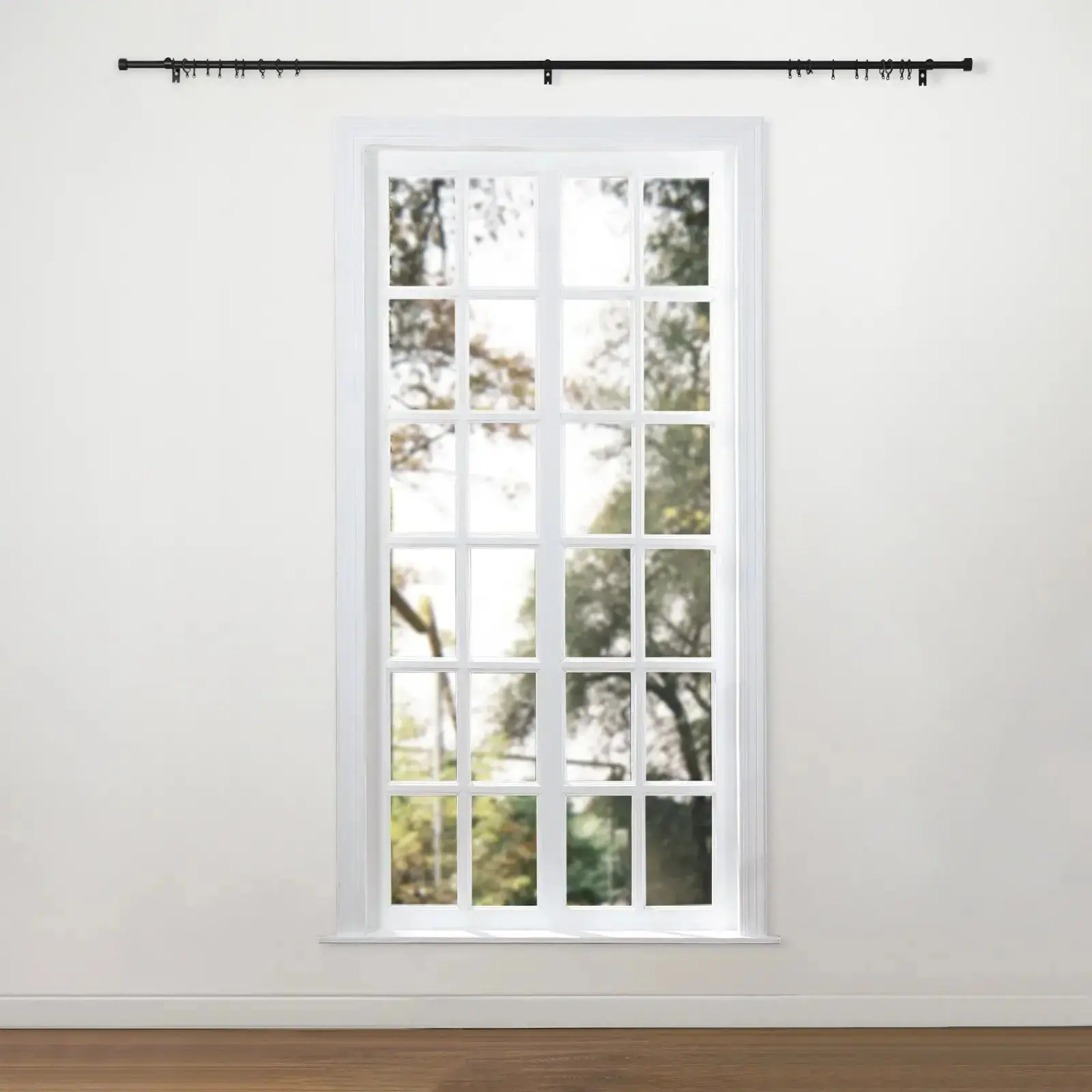 Jaylon Adjustable Curtain Rod with Rings - Image 19