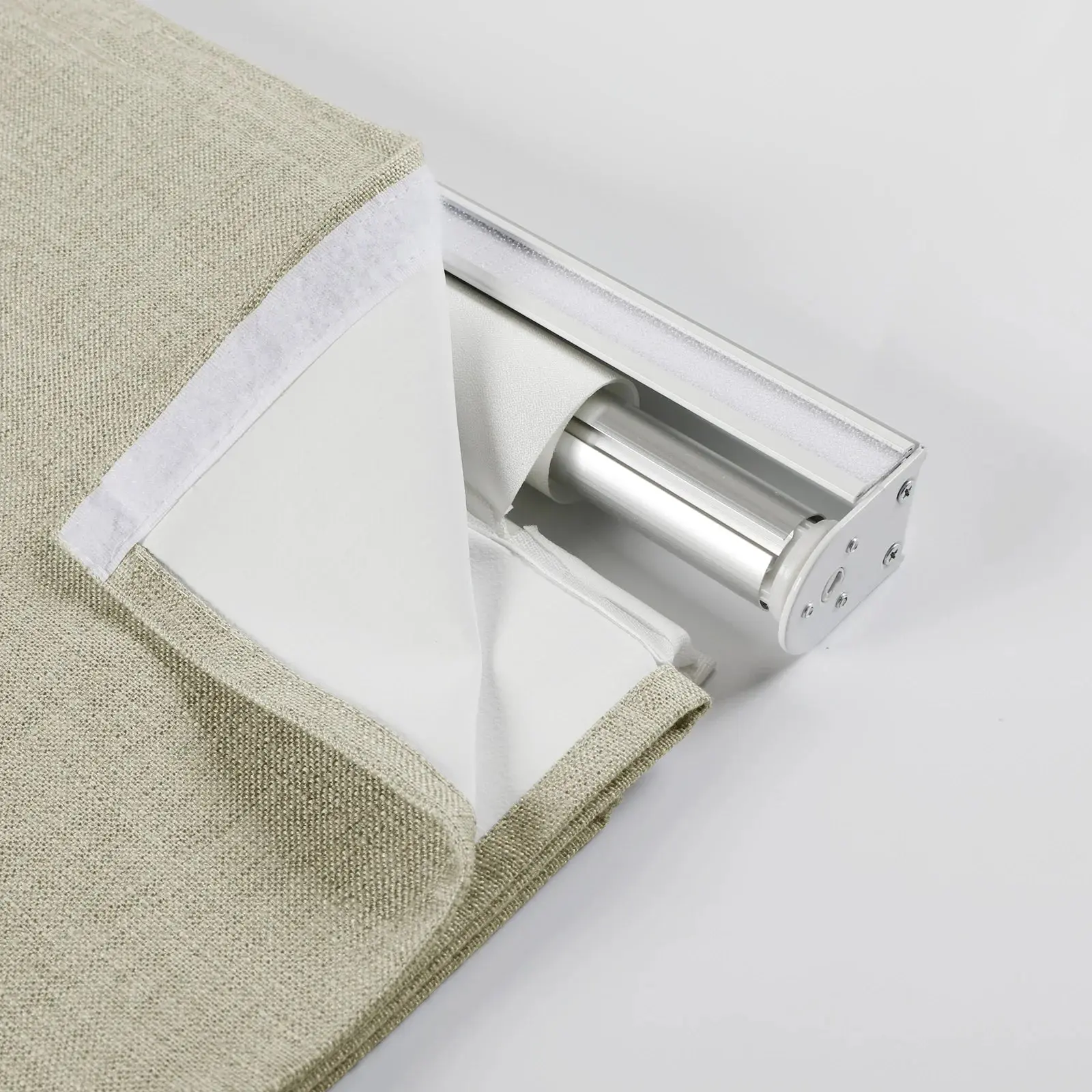 Jawara Linen Cotton Roman Shade Cordless - Image 52