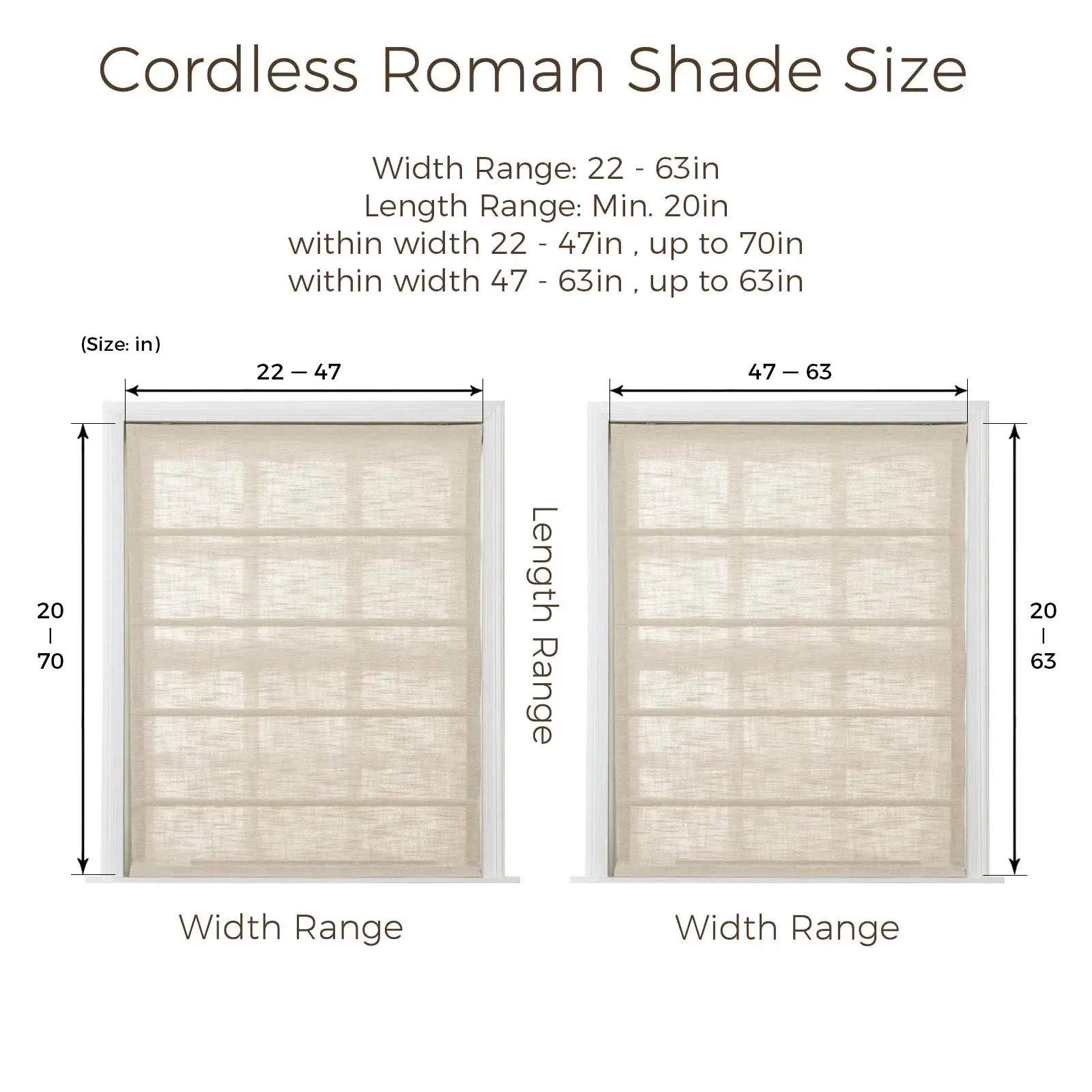 Jawara Linen Cotton Roman Shade Cordless - Image 21