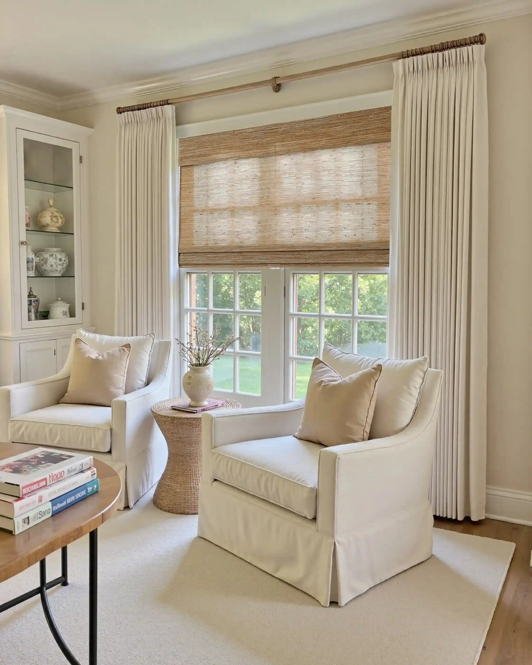 Motorized Window Woven Bamboo Shades - Image 6