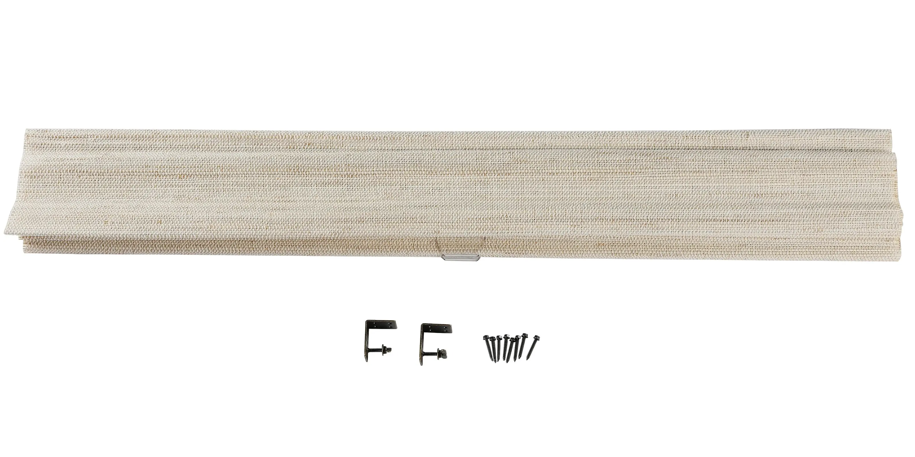 Lay Natural Ramie Bamboo Woven Shade - Wall White - Image 12