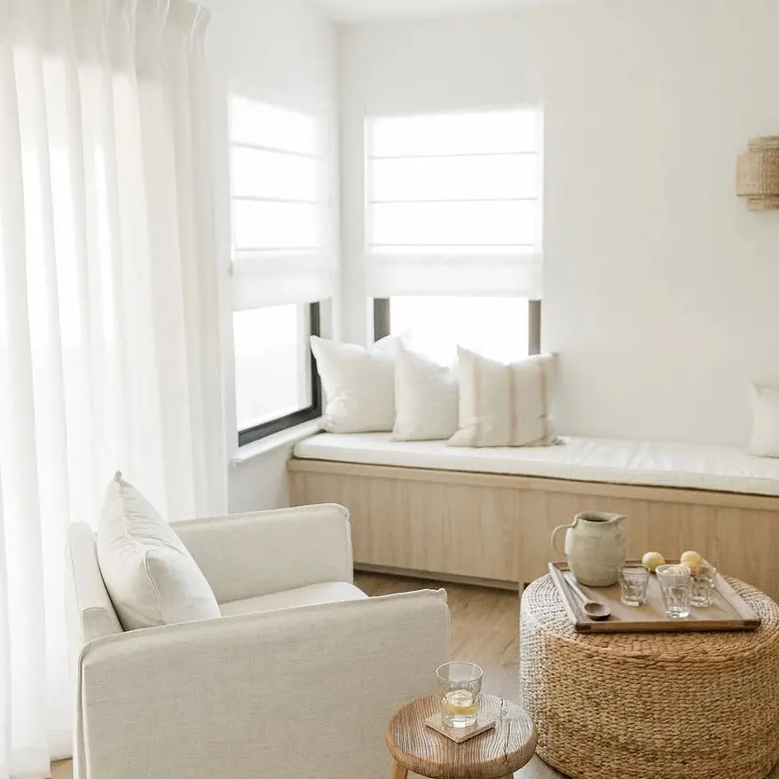 Patti Belgian Linen Roman Shade Cordless - Image 13