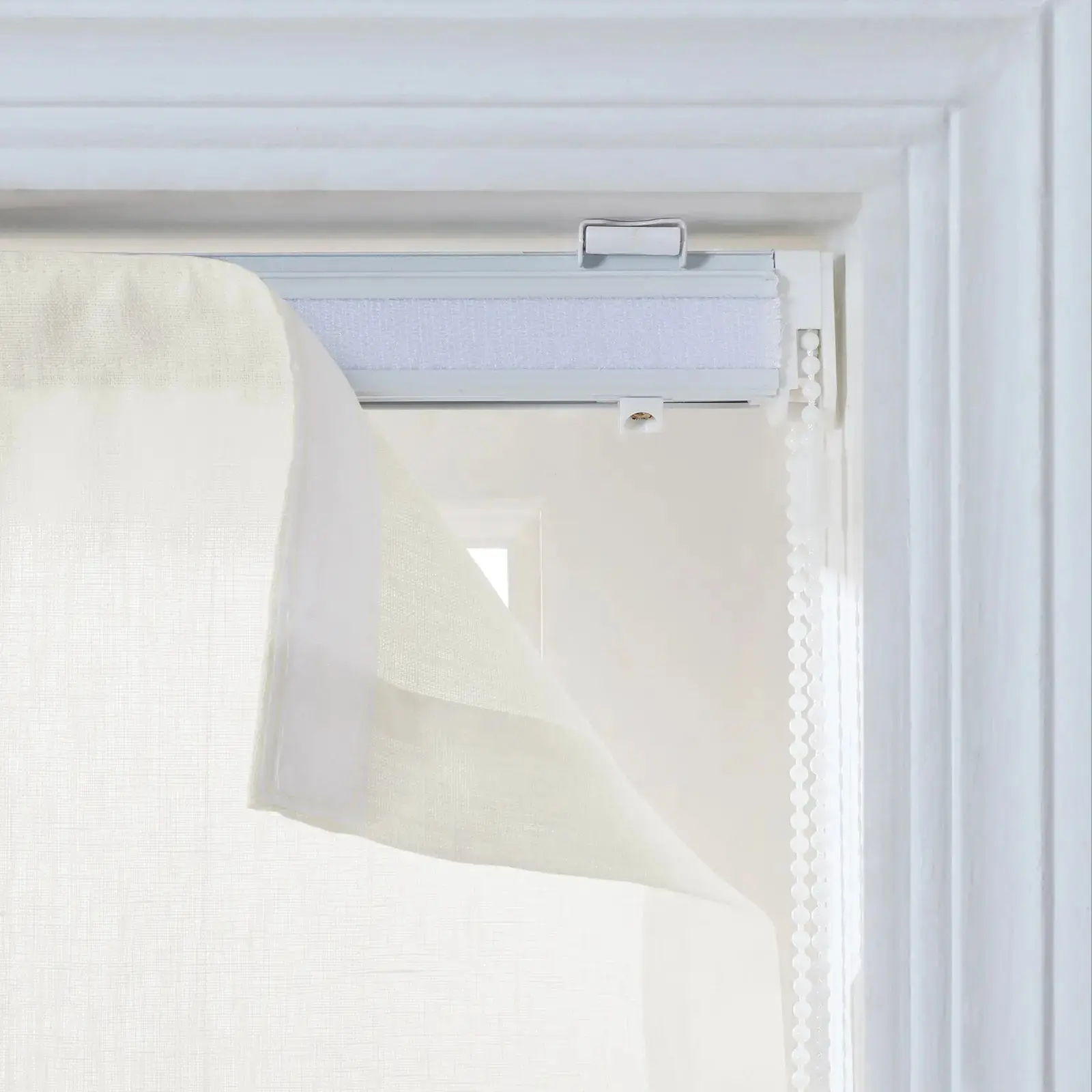 Patti Belgian Linen Roman Shade Cord Lift - Image 16