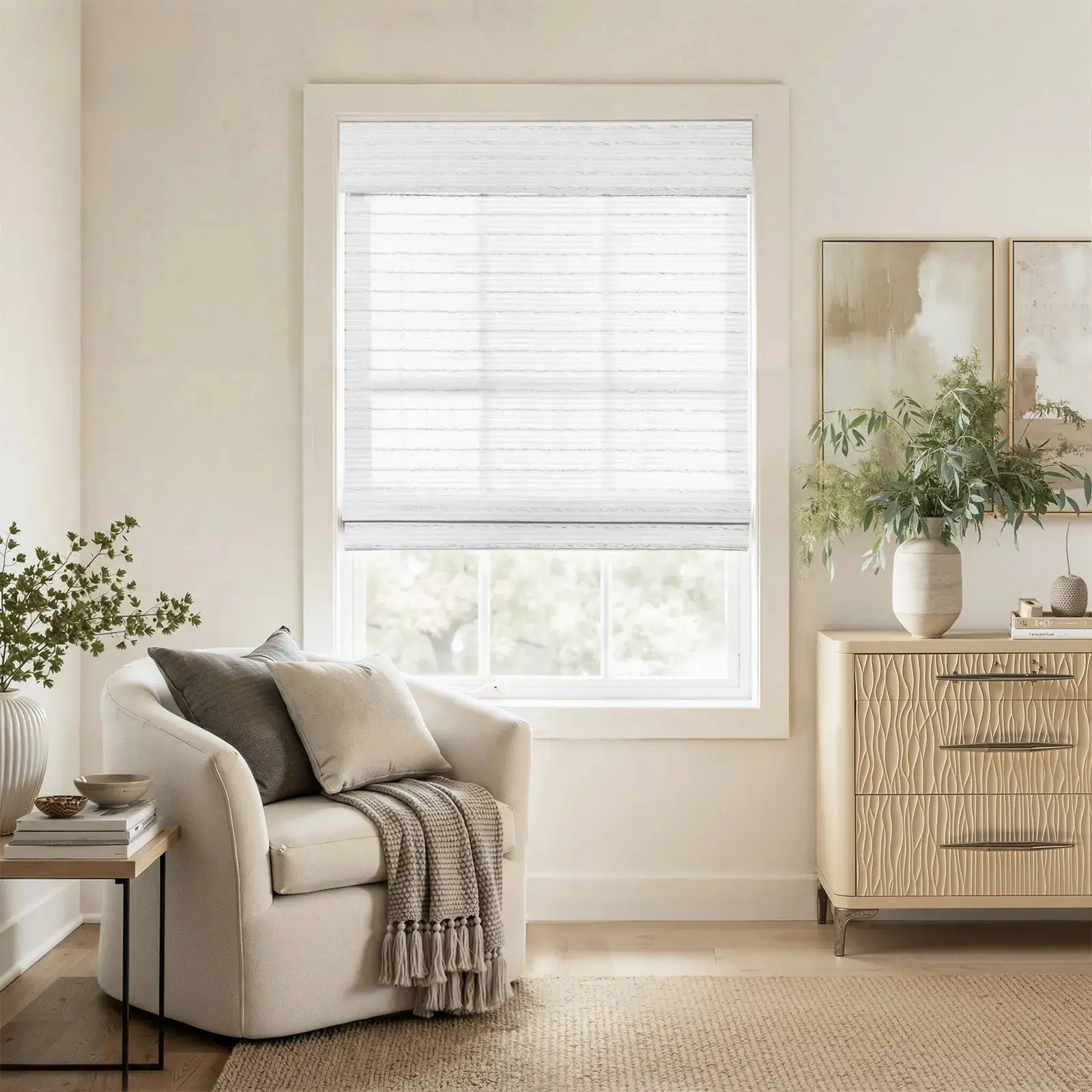 Rae Natural Ramie Jute Woven Wood Shades - Series D - Image 119