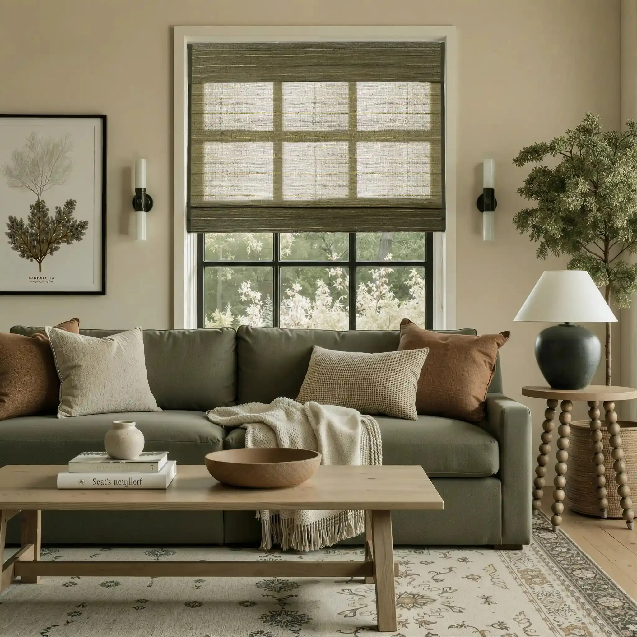 Rae Natural Ramie Jute Woven Wood Shades - Series D - Image 30