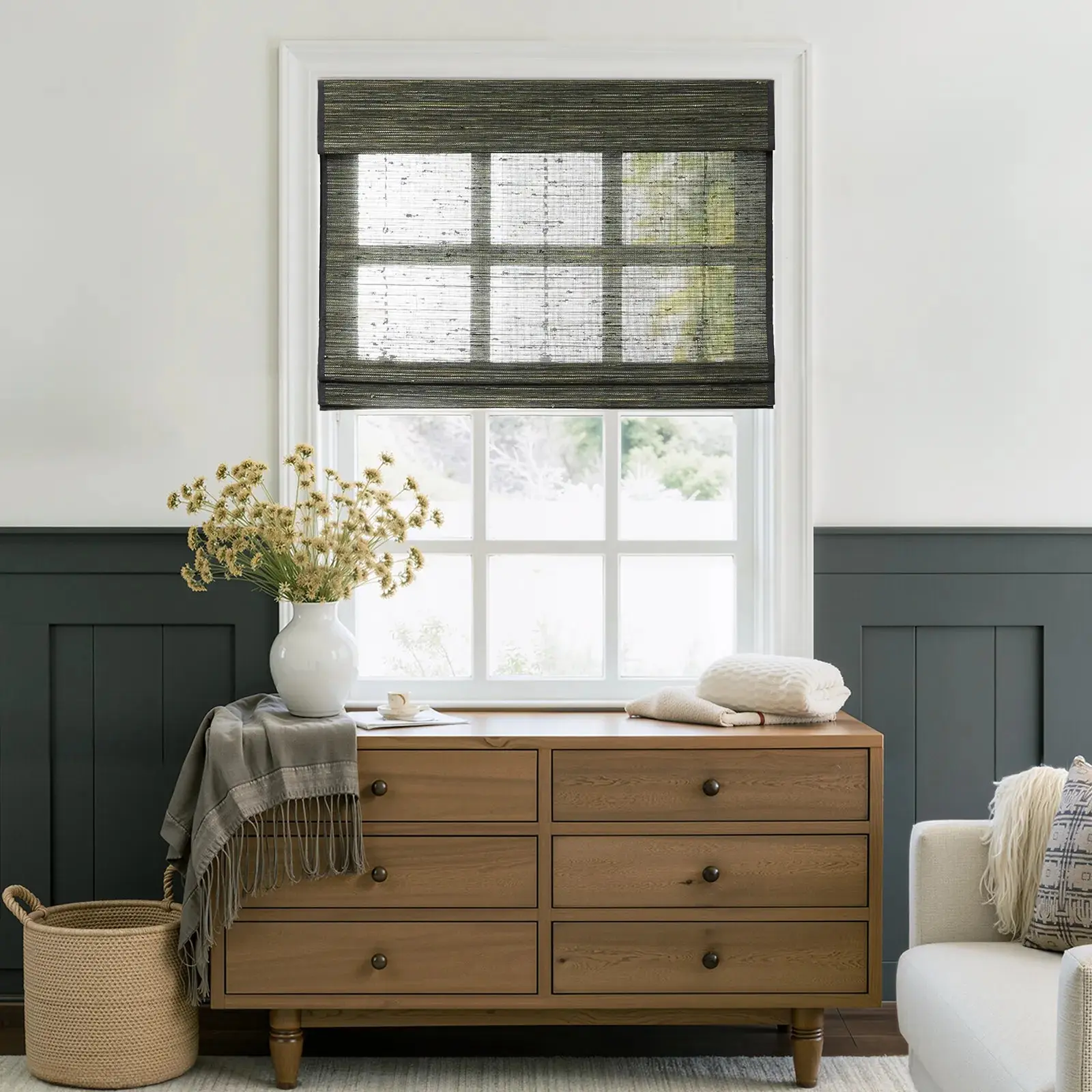 Rae Natural Ramie Jute Woven Wood Shades - Series D - Image 70