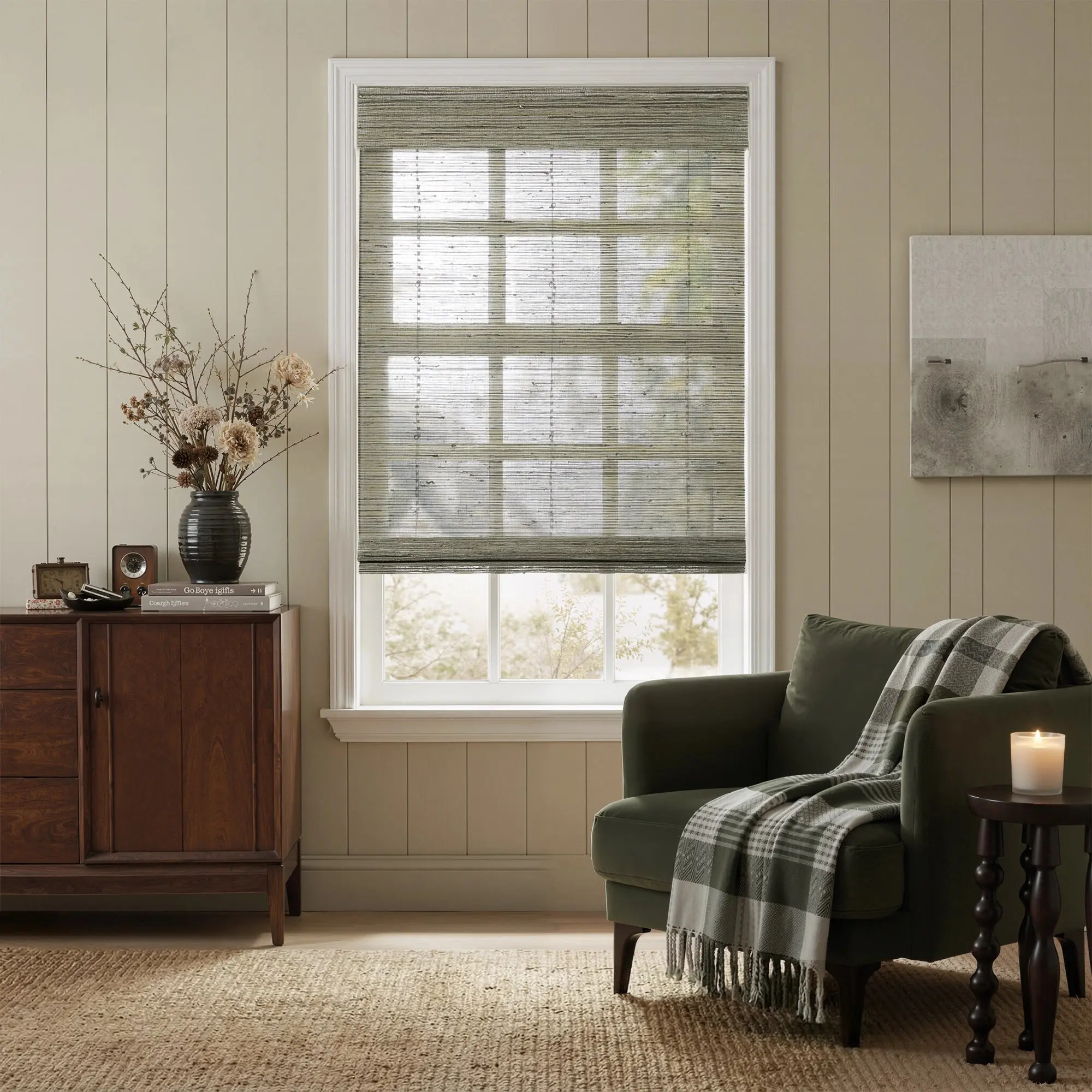 Rae Natural Ramie Jute Woven Wood Shades - Series D - Image 78